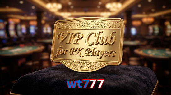 Main screen of Wt777 vip page for PK players